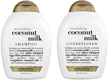 shampoo conditioner extensions hair coconut milk shampoos tape organix organic conditioners safe ideal curly nourishing combo oz essential pack great